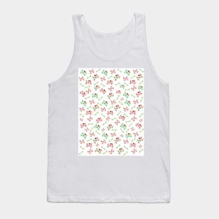 SKULL And Candy Cane Bones Tank Top